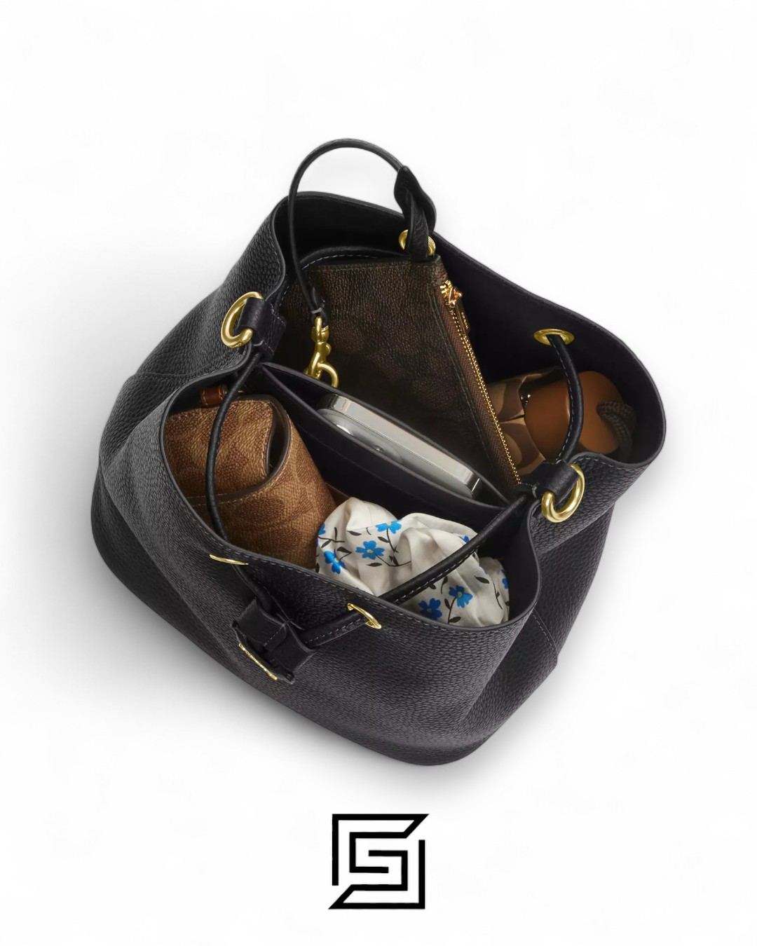 Coach Rowan Bucket Bag In Signature Canvas Cream – Style No. CBH07 - Image 4