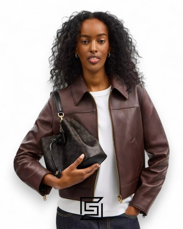 Coach Rowan Bucket Bag In Signature Canvas Dark Brown – Style No. CBH07