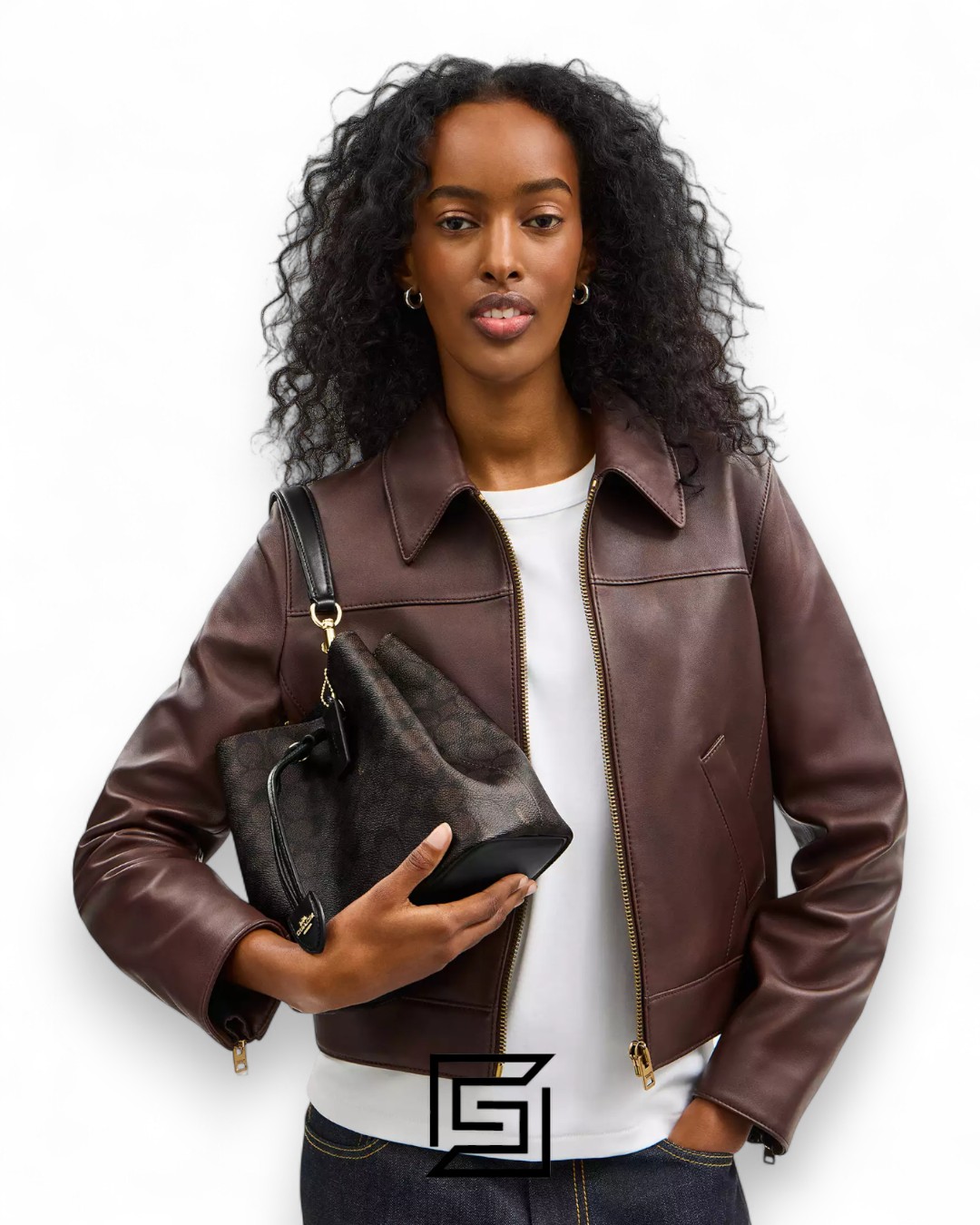 Coach Rowan Bucket Bag In Signature Canvas Dark Brown – Style No. CBH07 - Image 7