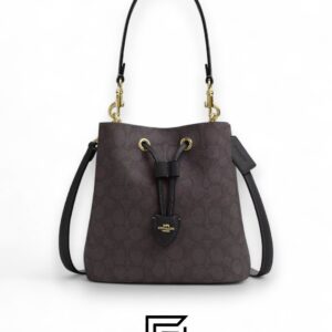 Coach Rowan Bucket Bag In Signature Canvas Dark Brown – Style No. CBH07 - Image 2