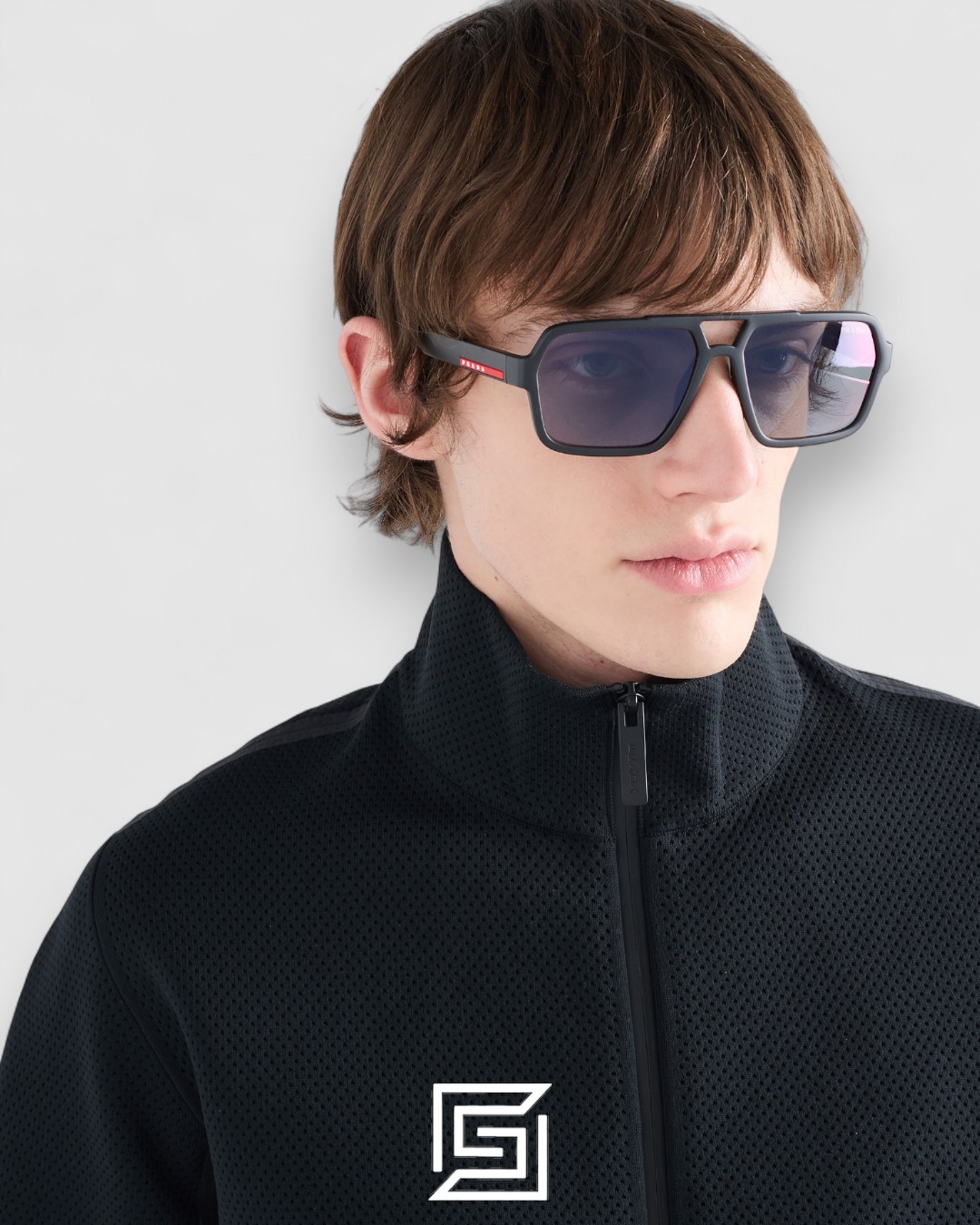 ⁦Prada SPS 01X Black Lenses Black Frame⁩ - الصورة ⁦6⁩