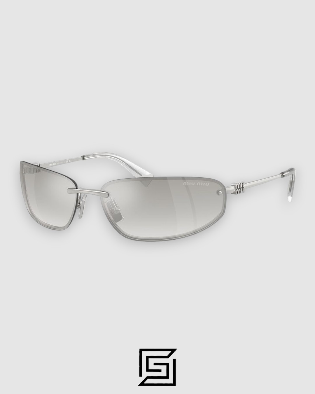 Miu Miu MUA50S Grey Lenses and Silver Frame