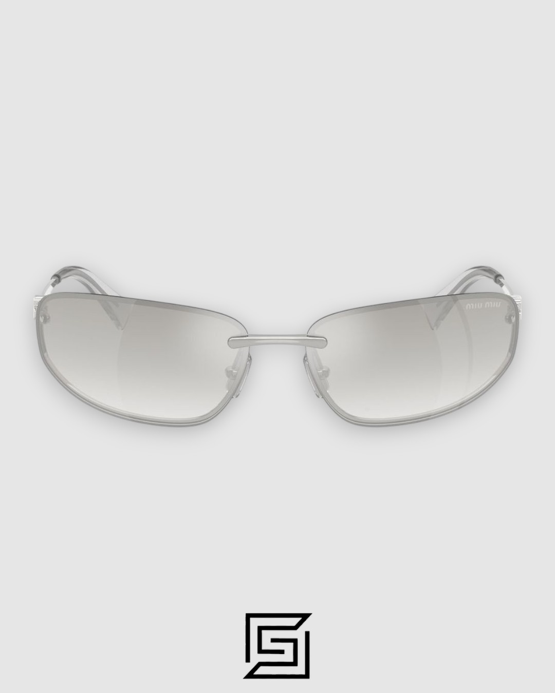 Miu Miu MUA50S Grey Lenses and Silver Frame - Image 2