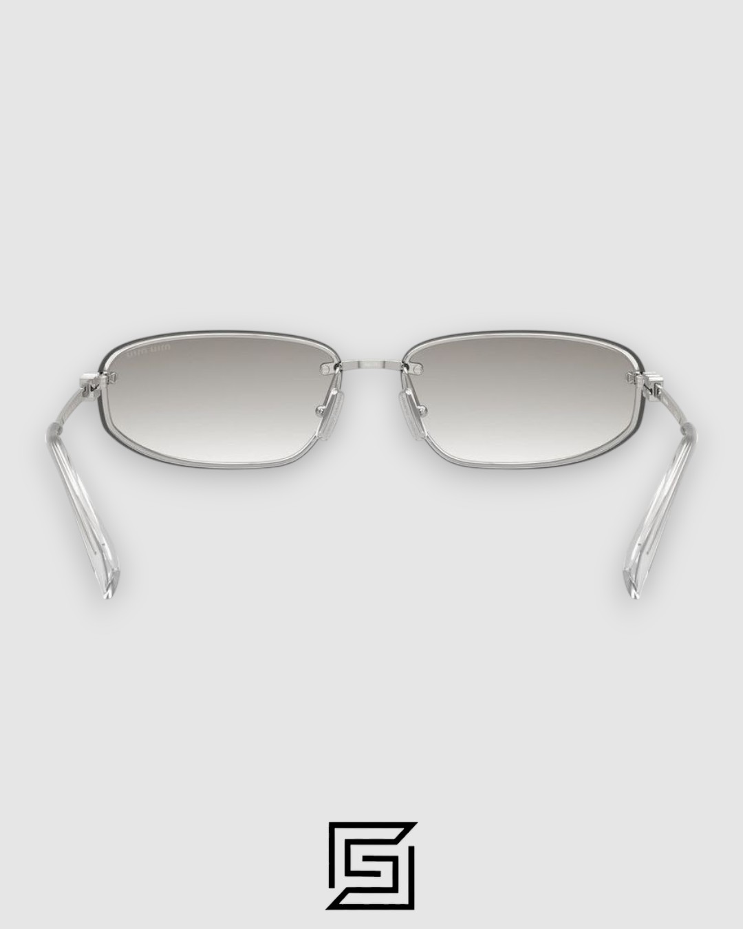 Miu Miu MUA50S Grey Lenses and Silver Frame - Image 4