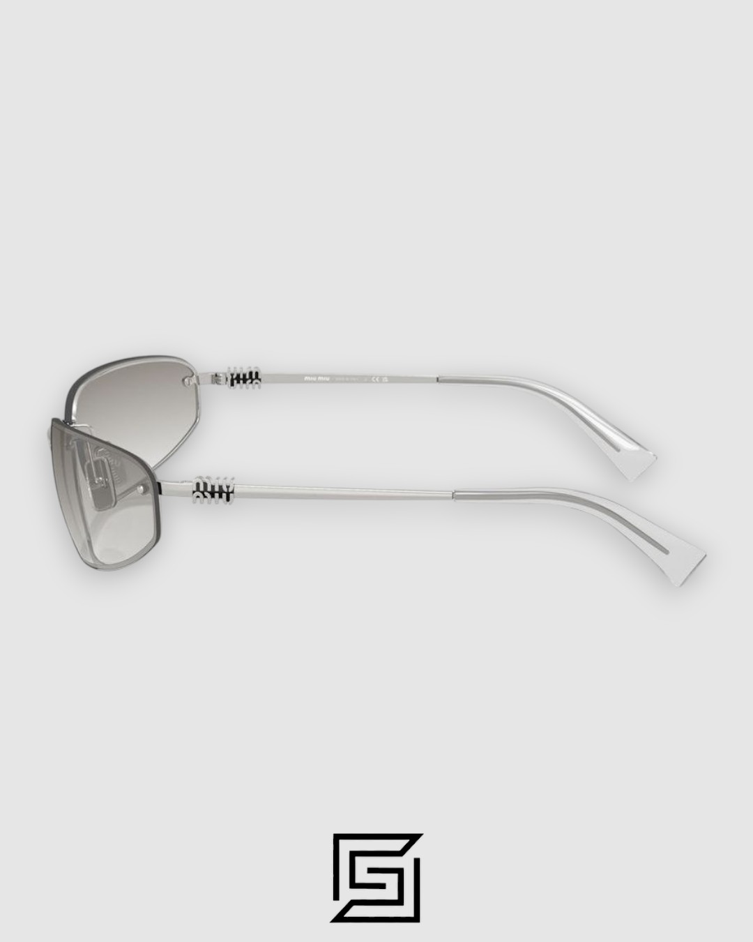 Miu Miu MUA50S Grey Lenses and Silver Frame - Image 5