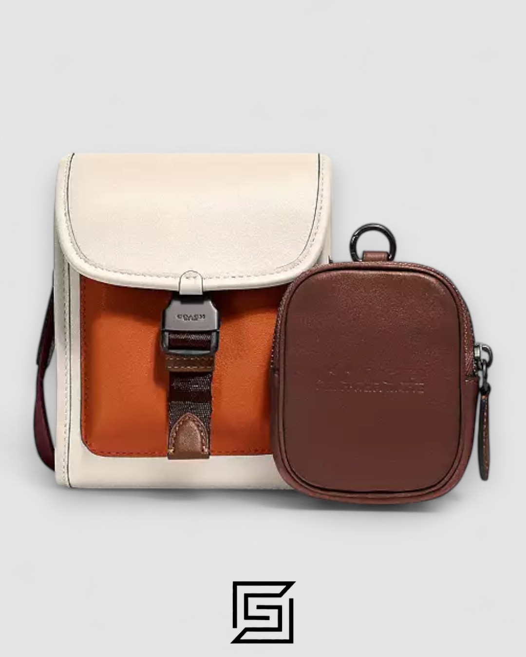 Coach  Charter North/South Crossbody With Hybrid Pouch In Brown  – Style No. CS601 - Image 1
