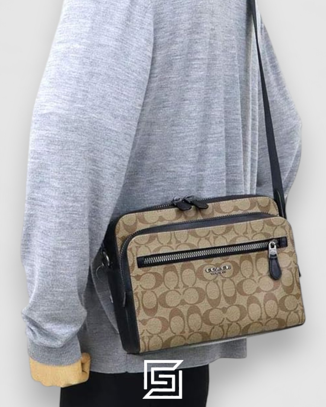 Coach West Camera Bag In Signature Canvas – Style No. 91485 - Image 4