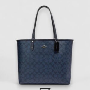 Coach Reversible City Tote In Blocked Signature Canvas  – Style No. 91381 - Image 2