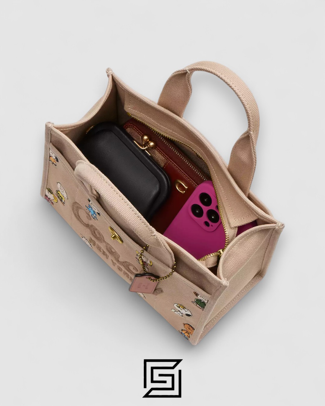 Coach X Peanuts Cargo Tote Bag 26  – Style No. CBF70 - Image 4