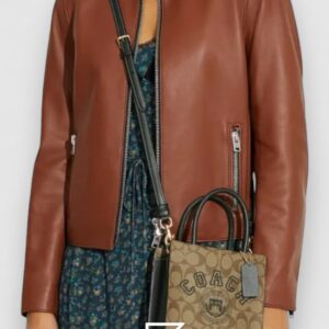 Coach Mini Cally Crossbody in Signature Canvas with Varsity Motif – Style No. CF381 - Image 4