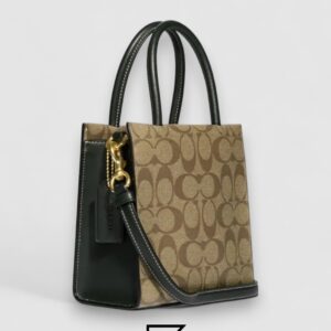 Coach Mini Cally Crossbody in Signature Canvas with Varsity Motif – Style No. CF381 - Image 2