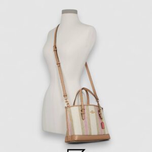 Coach Mollie Tote Bag 25 In Signature Jacquard With Stripes Style No. C8416 - Image 4