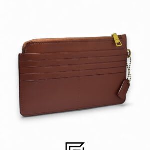 Coach L Zip Wristlet In Colorblock Brown Style No. C8568 - Image 2