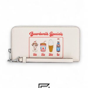 ⁦Coach Long Zip Around Wallet Boardwalk Graphic Style No. CU382⁩ - الصورة ⁦1⁩