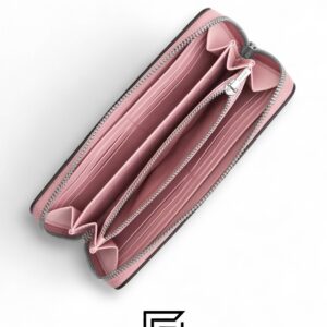 ⁦Coach Long Zip Around Wallet with Sundae Graphic Cherry Style No. CU380⁩ - الصورة ⁦2⁩