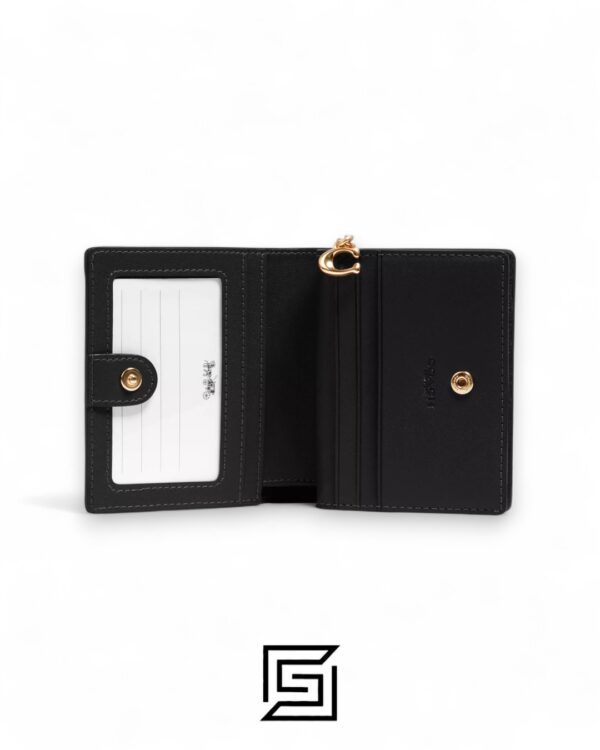 Coach Snap Wallet In Black Style No. C2862