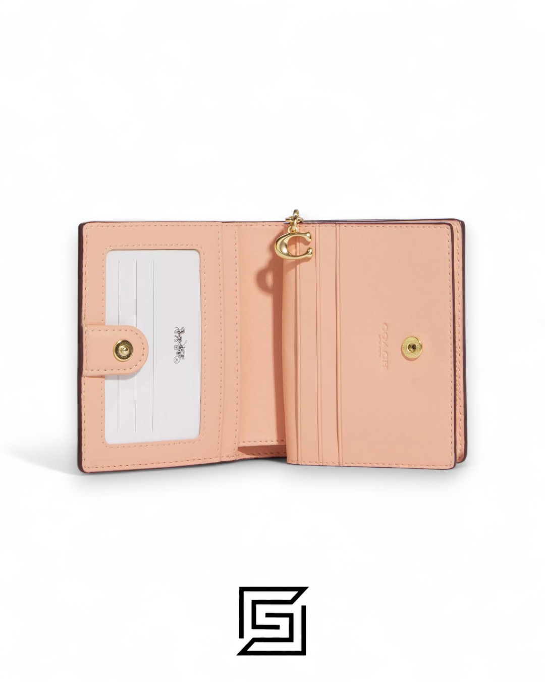 Coach Snap Wallet In Signature Canvas With Strawberry Print Style No. CB605 - Image 2