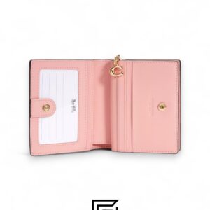 Coach Snap Wallet In Signature Canvas With Heart Floral Print Style No. C2867 - Image 2