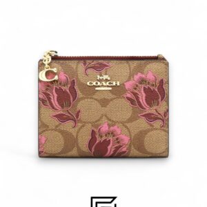 Coach Edition 2 Snap Card Case In Desert Tulip Print – Style No. F76881 - Image 1