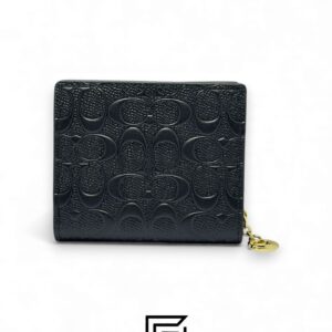 Coach Snap Wallet In Signature Black Style No. C7353 - Image 2