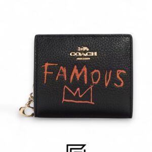 Coach X Jean Michel Basquiat Snap Wallet Style No. C5614 - Image 1
