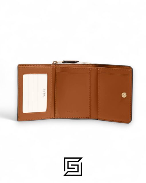 Alternative view of Coach Small Trifold Wallet With Dandelion Floral Print Style No. C2924