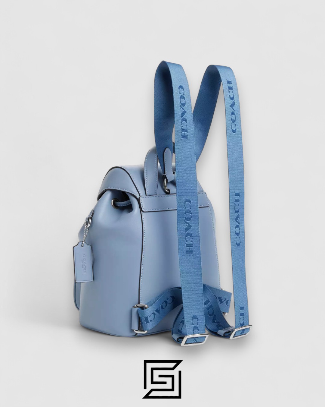 ⁦Coach Pace Backpack Light Blue - Style CR100⁩ - الصورة ⁦2⁩