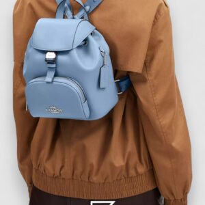 ⁦Coach Pace Backpack Light Blue - Style CR100⁩ - الصورة ⁦4⁩