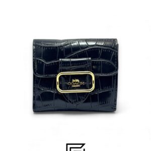⁦Coach Small Morgan Wallet Black Style No. CM263⁩ - الصورة ⁦1⁩