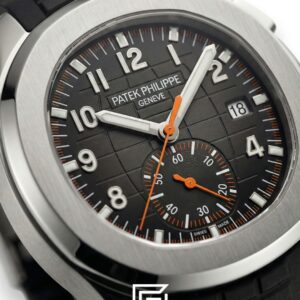 Patek Philippe Aquanaut Chronograph – Black Dial × Black Rubber Strap – Japanese Automatic - Image 2