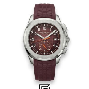 Patek Philippe Aquanaut Chronograph – Brown Dial × Brown Rubber Strap – Japanese Automatic - Image 1
