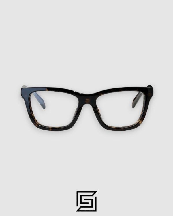 Prada VPR C10 Tiger Brown Frame Square Optical Glasses