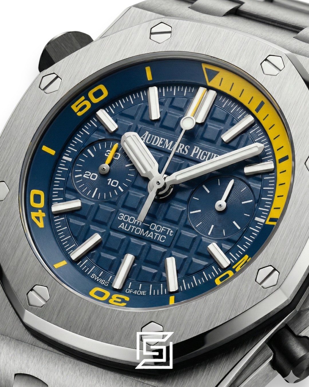 ROYAL OAK OFFSHORE j03168 2 COUNTERS-M/SILVER - BLUE - Image 2