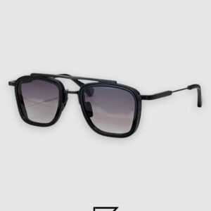 John Dalia BARD C301 Grey Lenses Black Frame With Black Metal