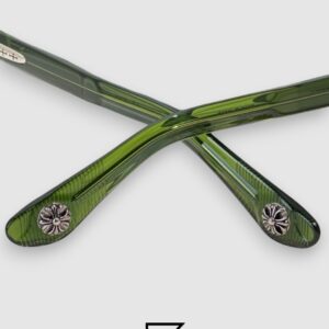 ⁦Chrome Hearts DRIPPIN Honey Lenses With Transparent Green  Sunglasses⁩ - الصورة ⁦4⁩
