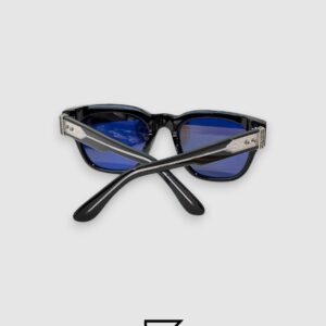 ⁦Chrome Hearts MIDIXATHRLL II Black Lenses With Black Frame Sunglasses⁩ - الصورة ⁦4⁩