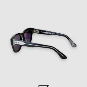 ⁦Chrome Hearts MIDIXATHRLL II Black Lenses With Black Frame Sunglasses⁩ - الصورة ⁦3⁩