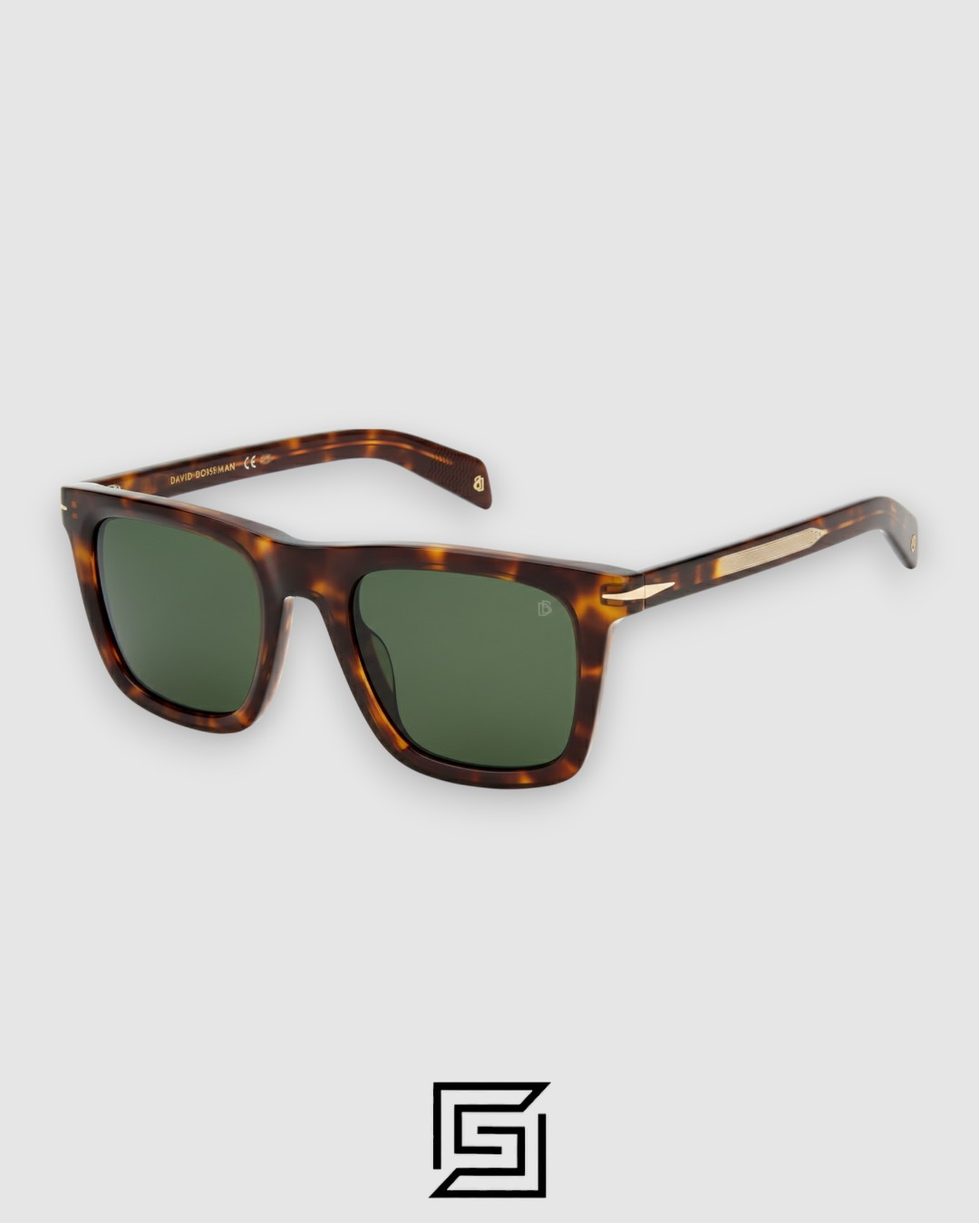 DB7066 Tiger Brown Frame With Olive Lenses