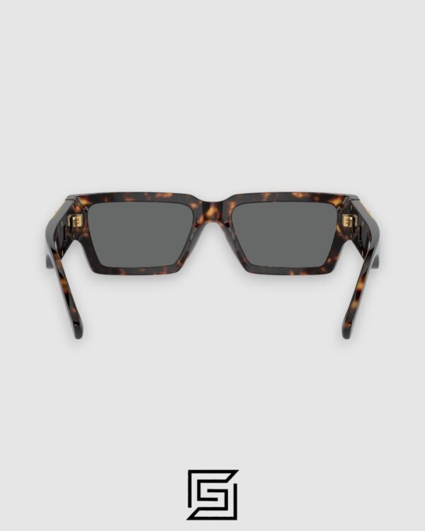 Versace VE4459 Tiger Frame with Dark Grey Lenses
