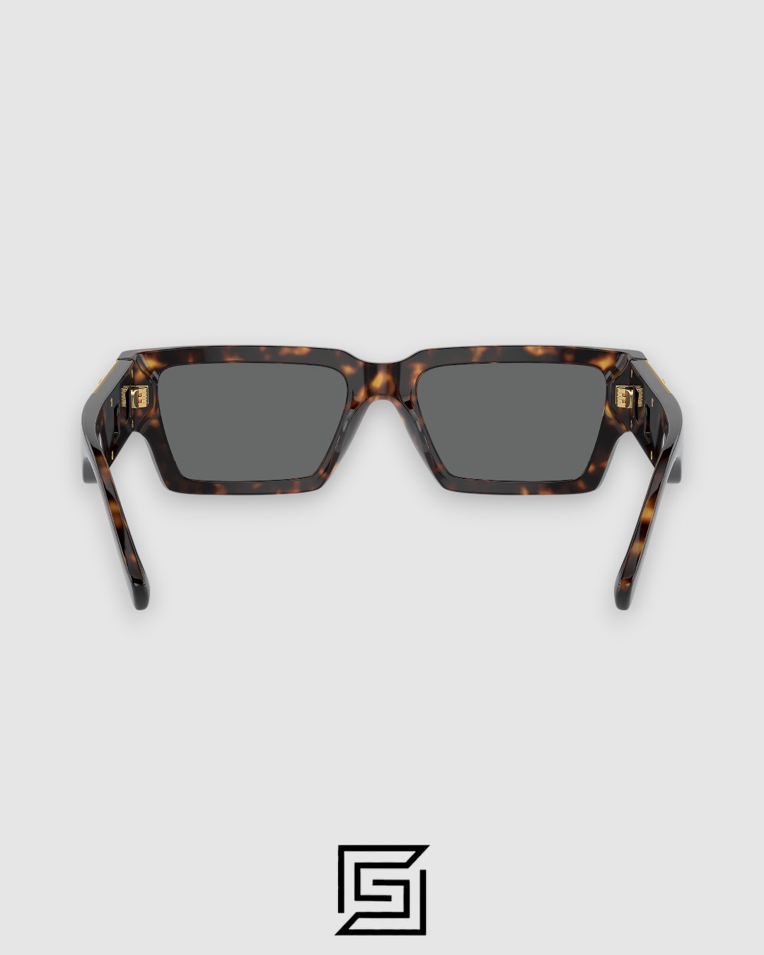 ⁦Versace VE4459 Tiger Frame with Dark Grey Lenses⁩ - الصورة ⁦3⁩
