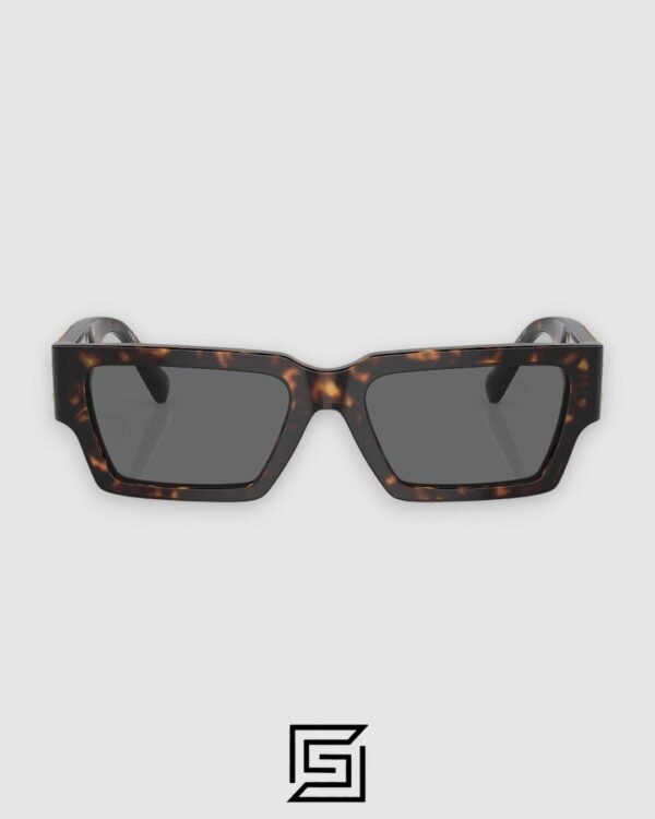 Versace VE4459 Tiger Frame with Dark Grey Lenses