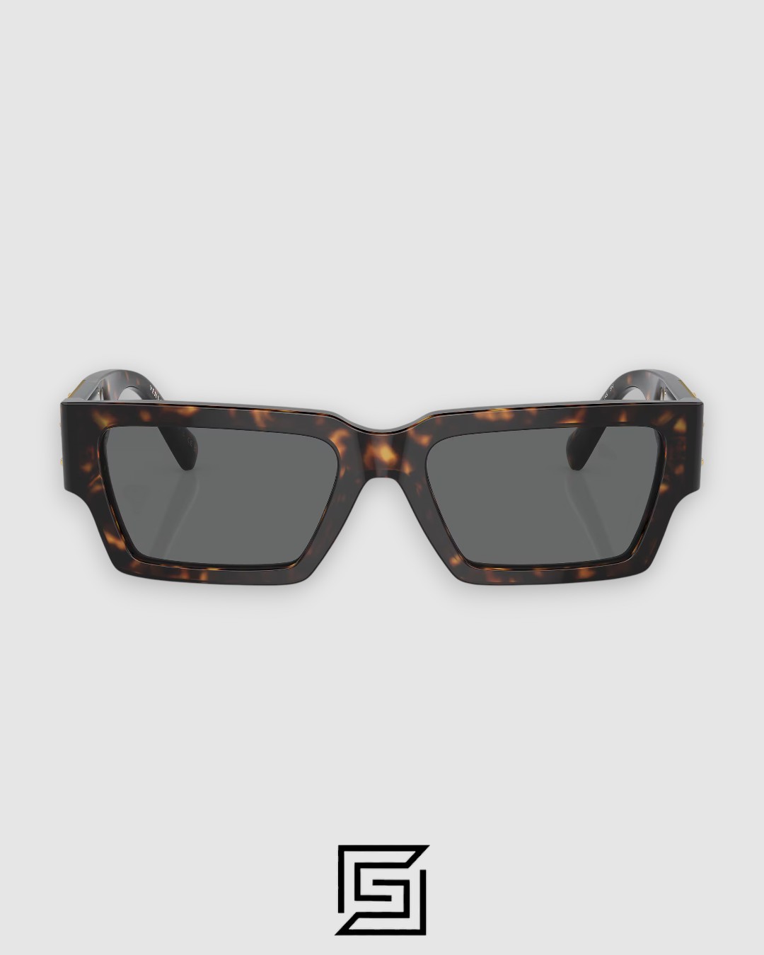 ⁦Versace VE4459 Tiger Frame with Dark Grey Lenses⁩ - الصورة ⁦2⁩