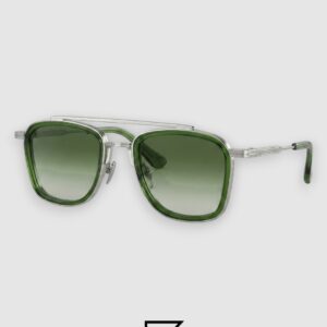 John Dalia BARD C107 Green Lenses Green Frame With Silver Metal