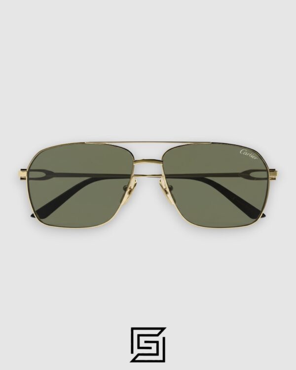 Cartier CT0306 Gold Frame Olive Lenses