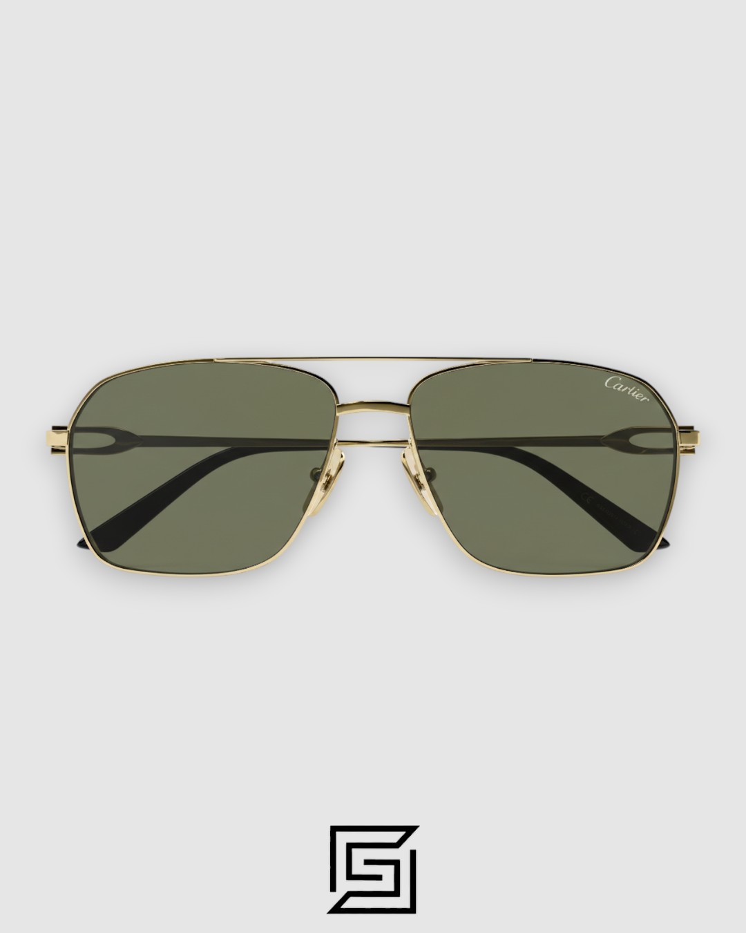 Cartier CT0306 Gold Frame Olive Lenses - Image 2