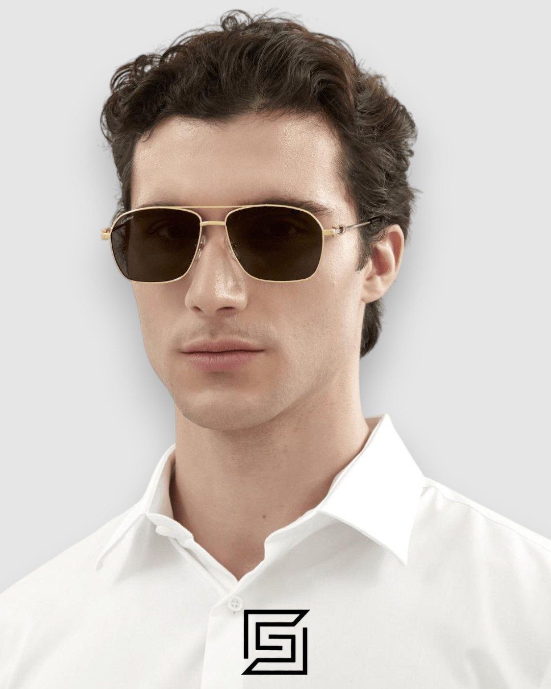 Cartier CT0306 Gold Frame Olive Lenses - Image 4