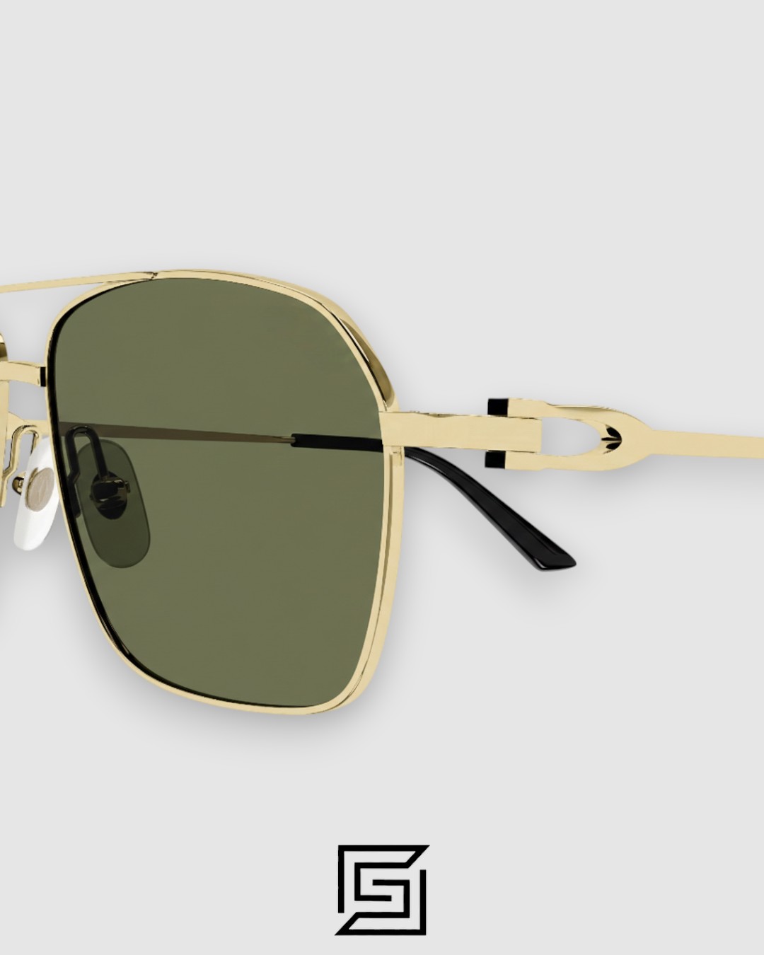 Cartier CT0306 Gold Frame Olive Lenses - Image 3