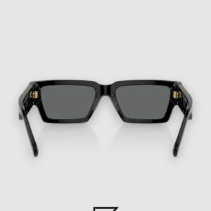 Versace VE4459 Black Frame with Dark Grey Lenses - Image 5