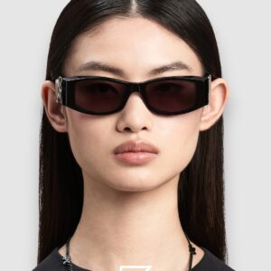⁦Palm Angels PERI001 Black Frame With Black Lenses⁩ - الصورة ⁦3⁩