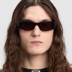 ⁦Palm Angels PERI001 Black Frame With Black Lenses⁩ - الصورة ⁦5⁩